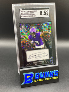 2023 Jordan Addison Wildpaint Auto. Silver Donut 2/2 SGC 8.5 (Box 34)