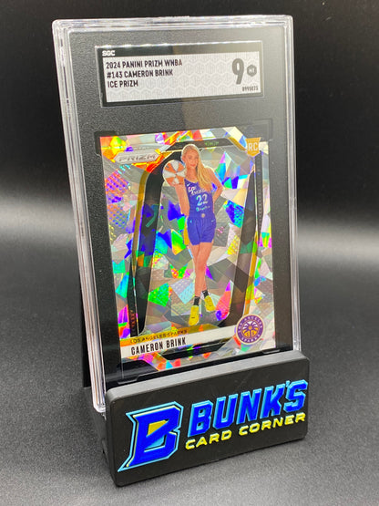 2024 Cameron Brink Ice Prizm RC SGC 9 (Box 34)