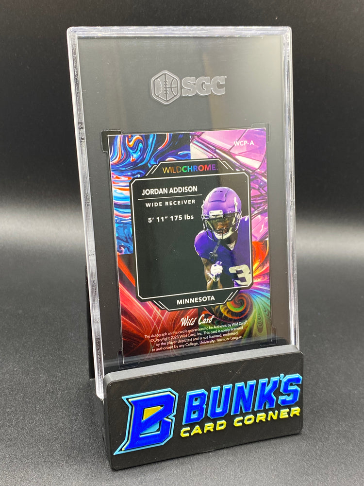 2023 Jordan Addison Wildpaint Auto. Silver Donut 2/2 SGC 8.5