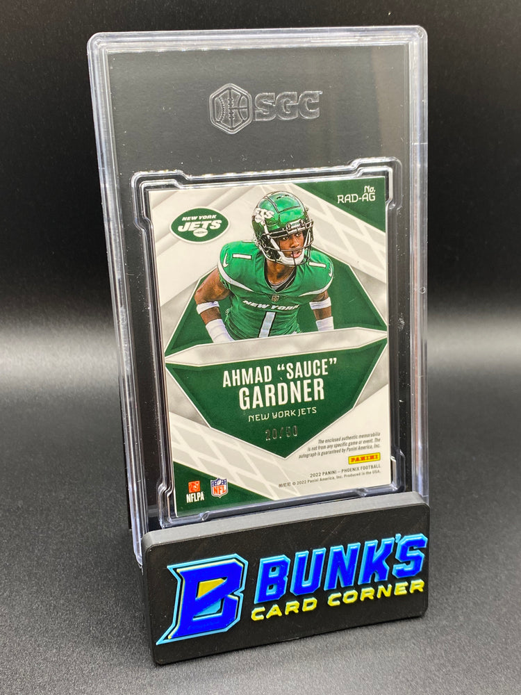 2022 Ahmad Gardner Rookie Auto. Duel Material Blue SGC 10/9