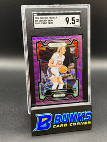 2024-25 Cameron Brink Purple Wave Prizm SGC 9.5 RC (Box 35)
