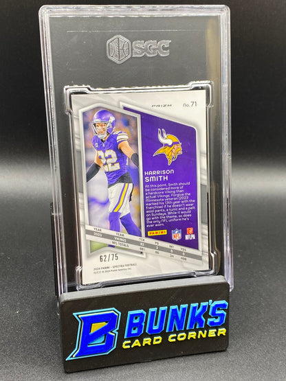 2024 Harrison Smith Hyper Prizm SGC 9.5 (Box 35)