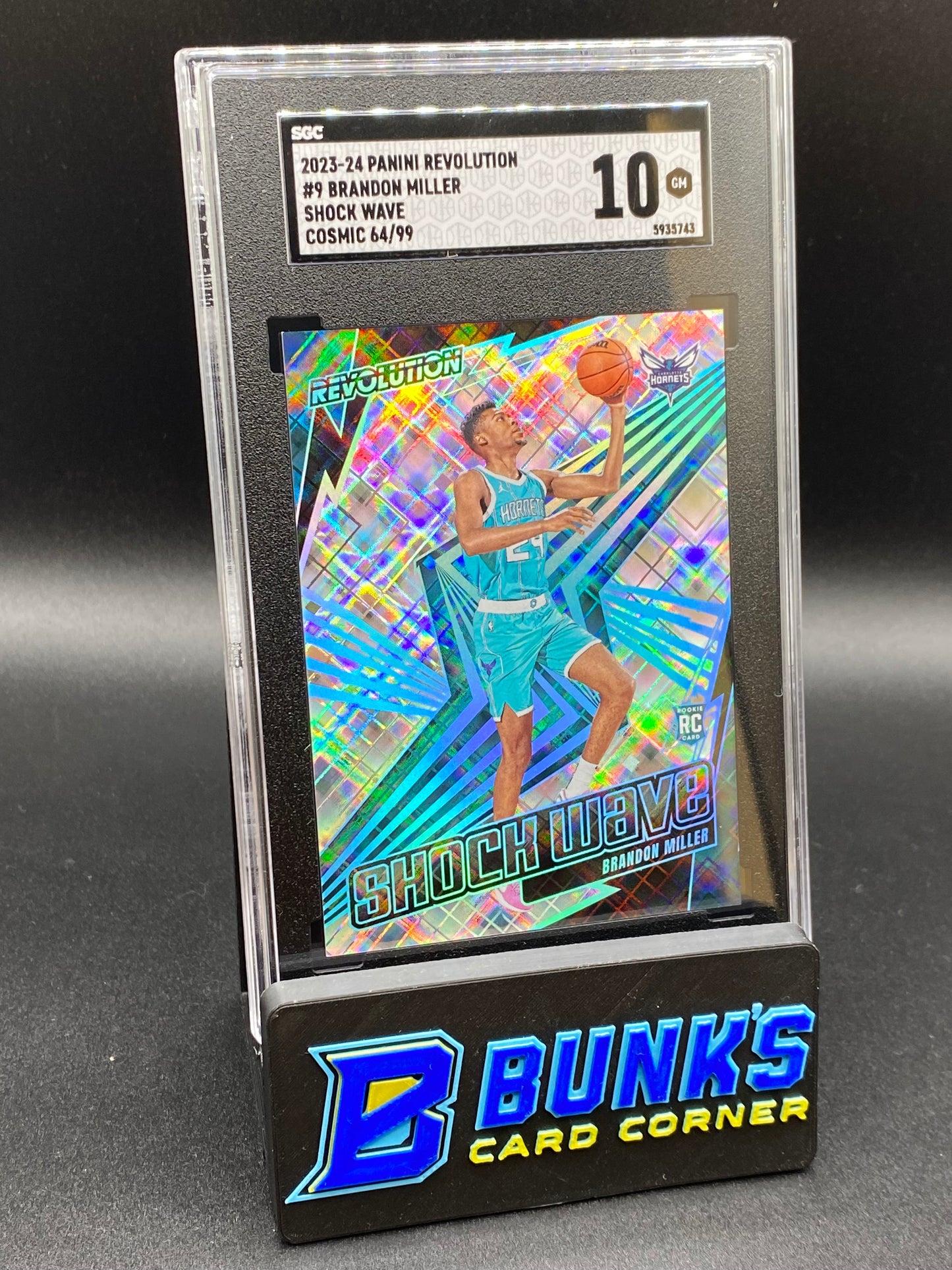 2023-24 Brandon Miller Shock Wave Cosmic SGC 10 (Box 35)