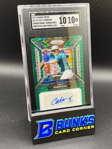 2024 Colt Emerson Sensational Signatures Green Pulsar Prizm SGC 10/10 (Box 35)
