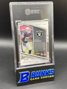 2024 Brock Bowers Interstellar Prizm SGC 9 RC (Box 35)