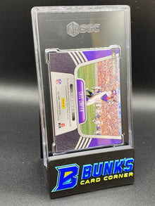 2021 Cris Carter Patch Auto. Green SGC Auto. 10 (Box 35)