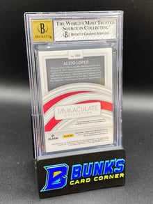 2022 Alejo Lopez Rookie Patch Auto. Holo Silver Becket 8 Auto. 10 (Box 35)