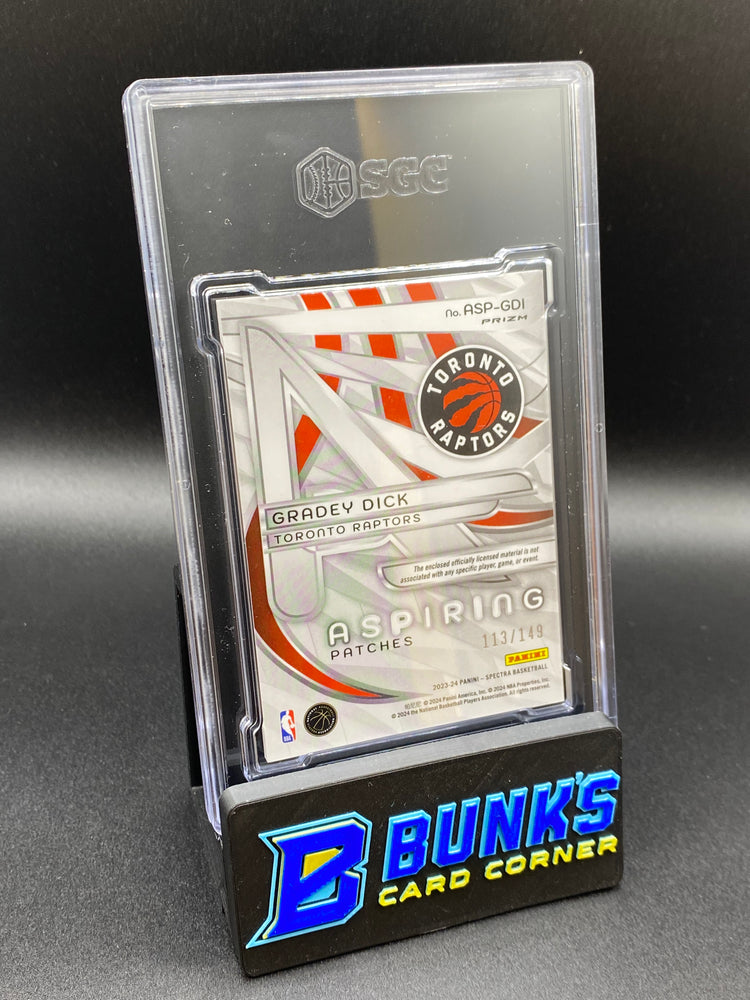 2023-24 Gradey Dick Aspiring Patch SGC 10