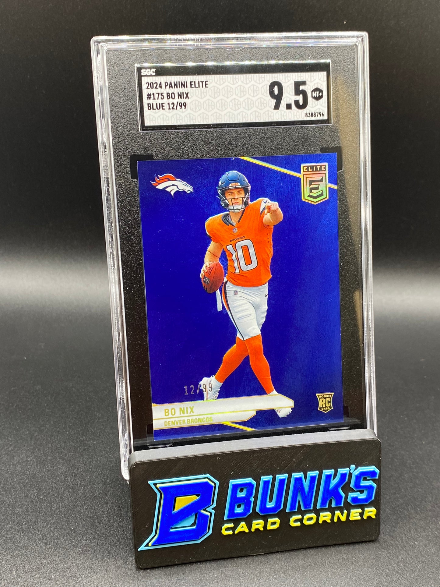 2024 Bo Nix Blue RC SGC 9.5 (Box 36)