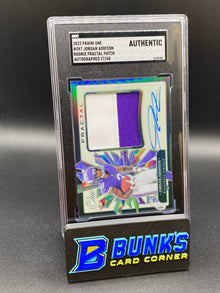 2023 Jordan Addison Rookie Patch & Auto. SGC (Box 36)