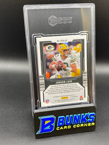 2023 Jordan Love Perennial Contenders Auto. Black Scope Prizm SGC