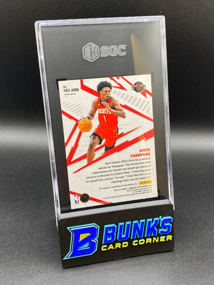 2023-24 Amen Thompson Fast Break Signatures SGC 10/9.5 RC (Box 36)