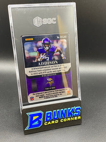2023 Jordan Addison Rookie Steel Signatures SGC (Box 36)