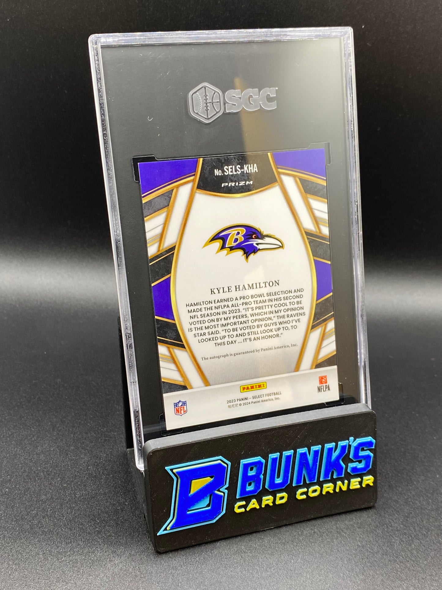 2023 Kyle Mamilton Select Signatures SGC 10/10 (Box 36)