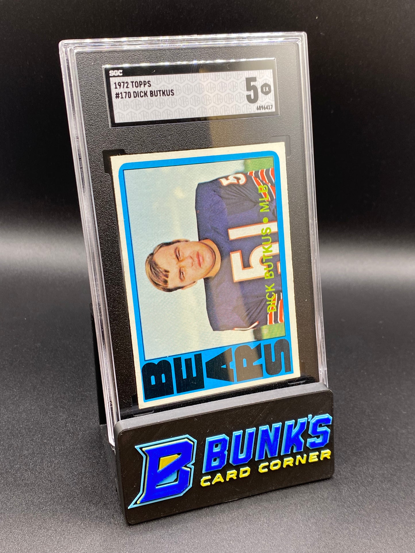 1972 Dick Butkus SGC 5 (Box 36)