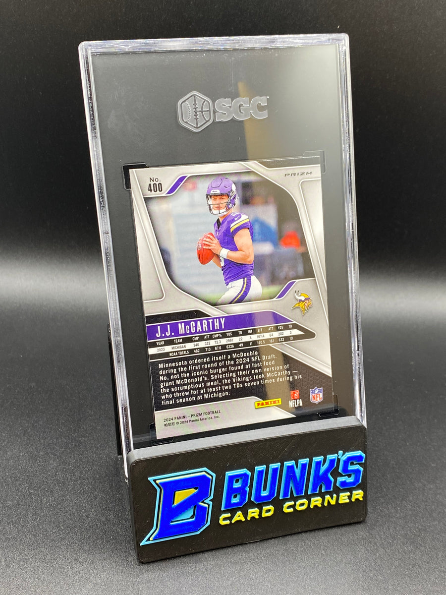 2024 JJ McCarthy Silver Prizm SGC 9 RC
