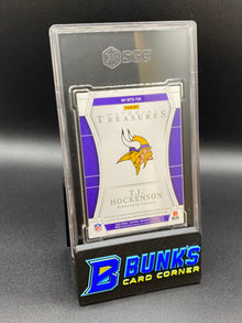 2022 TJ Hockenson Material Treasures Signatures SGC 10/9 (Box 36)
