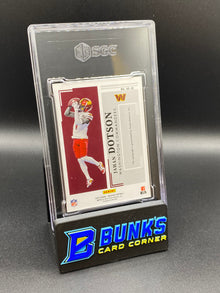 2022 Jahan Dotson Rookie Endorsement SGC 10/9.5 (Box 37)