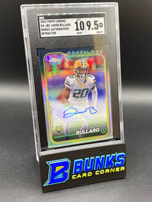2024 Javon Bullard Rookie Auto. Refractor SGC 10/9.5 (Box 37)
