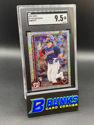 2025 Dylan Crews Confetti SGC 9.5 RC