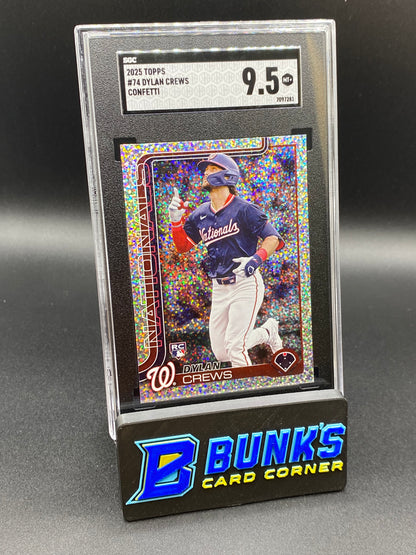 2025 Dylan Crews Confetti SGC 9.5 RC (Box 37)
