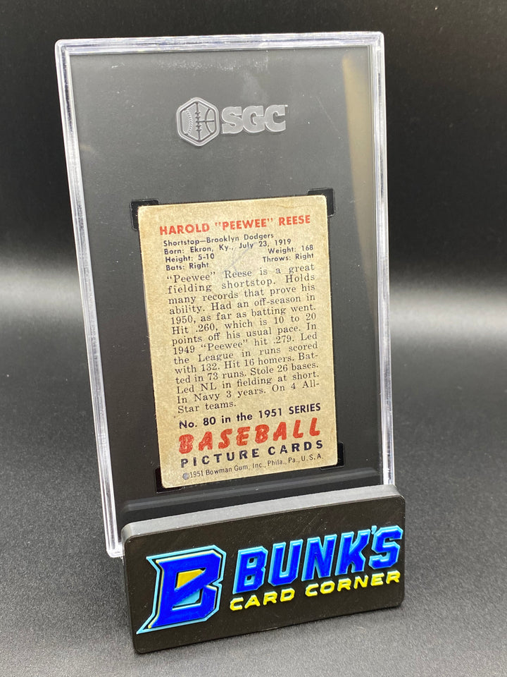 1951 “Pee Wee” Reese SGC (Box 37)