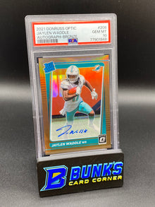 2021 Jaylen Waddle Auto. Bronze RC PSA 10 (Box 37)