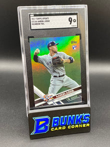 2017 Aaron Judge Rainbow Foil SGC 9 RC (Box 37)