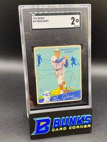 1934 Chick Hafey SGC 2 (Box 37)
