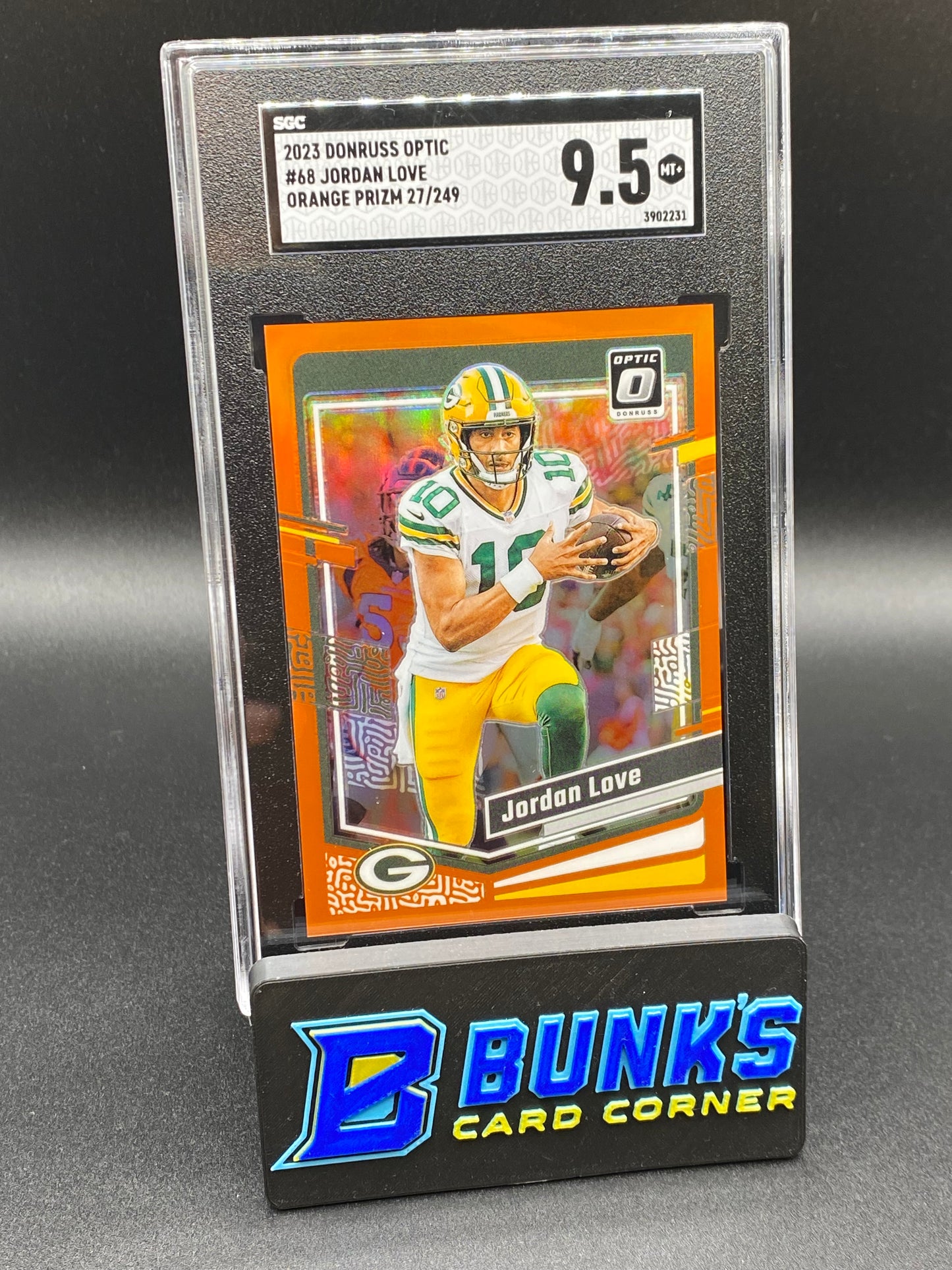 2023 Jordan Love Orange Prizm SGC 9.5 (Box 38)
