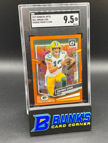 2023 Jordan Love Orange Prizm SGC 9.5 (Box 38)