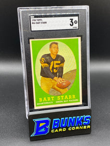 1958 Bart Starr SGC 3 (Box 38)
