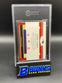 2007 Tom Brady Century Legends Material SGC Authentic Game Used (Box 38)