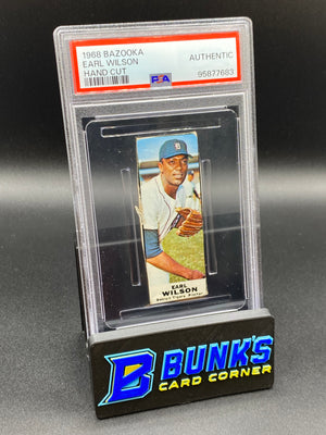 1968 Earl Wilson Hand Cut Authentic PSA