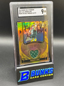 2024 Jordan Love Heart of Gold Threads SGC 9 (Box 38)