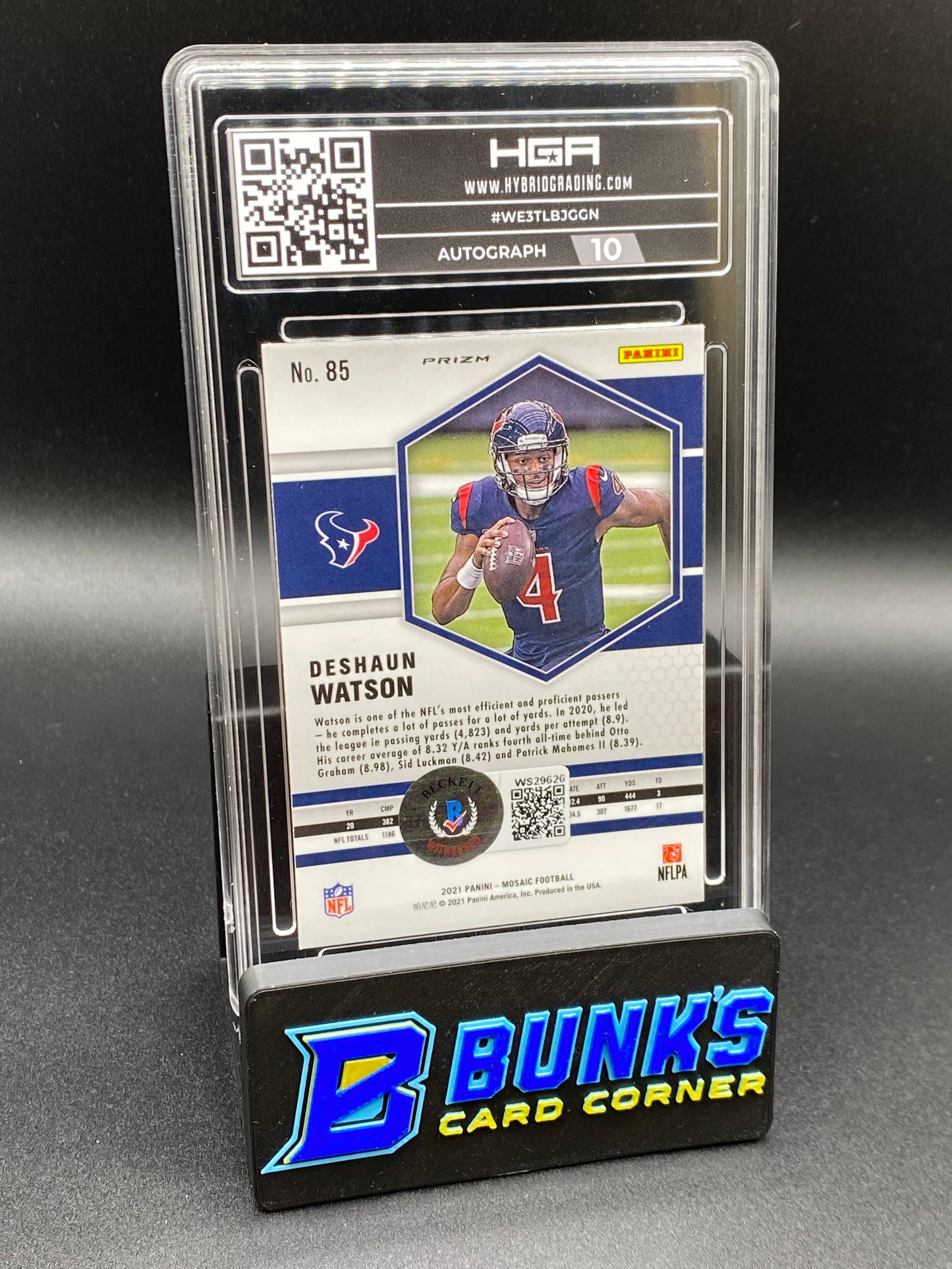 2021 Deshaun Watson Honeycomb HGA 9 (Box 39)