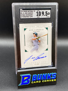 2016 Jose Canseco Notable Nicknames Auto. SGC 10/9.5 (Box 41)