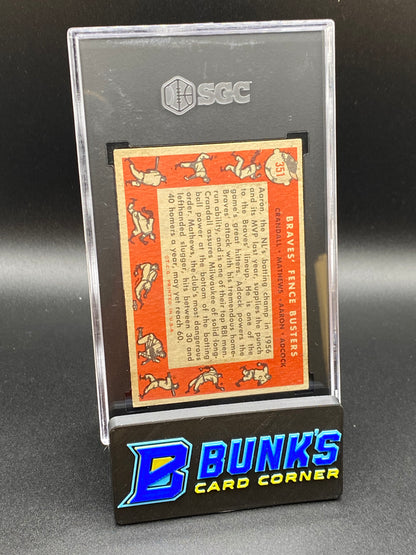 1958 Brave’s Fence Busters SGC 5 (Box 41)