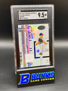 2005 Greg Maddux Material White HOF SGC 9.5 (Box 41)