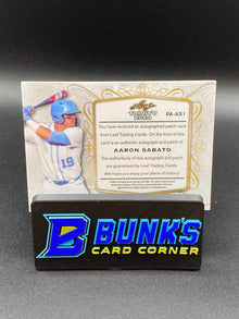 Aaron Sabato Auto. Button Jersey 11/25 SP (Box 41)