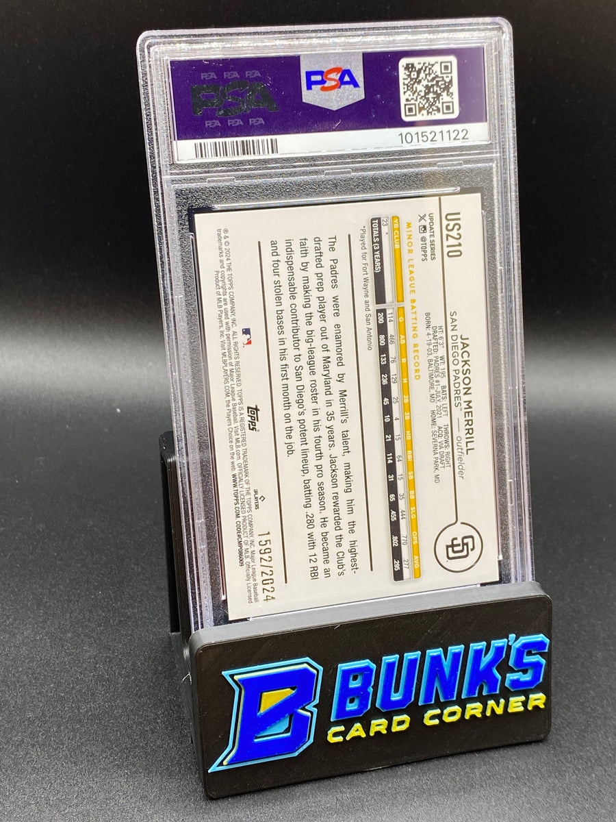 2024 Jackson Merrill Gold RC PSA 9