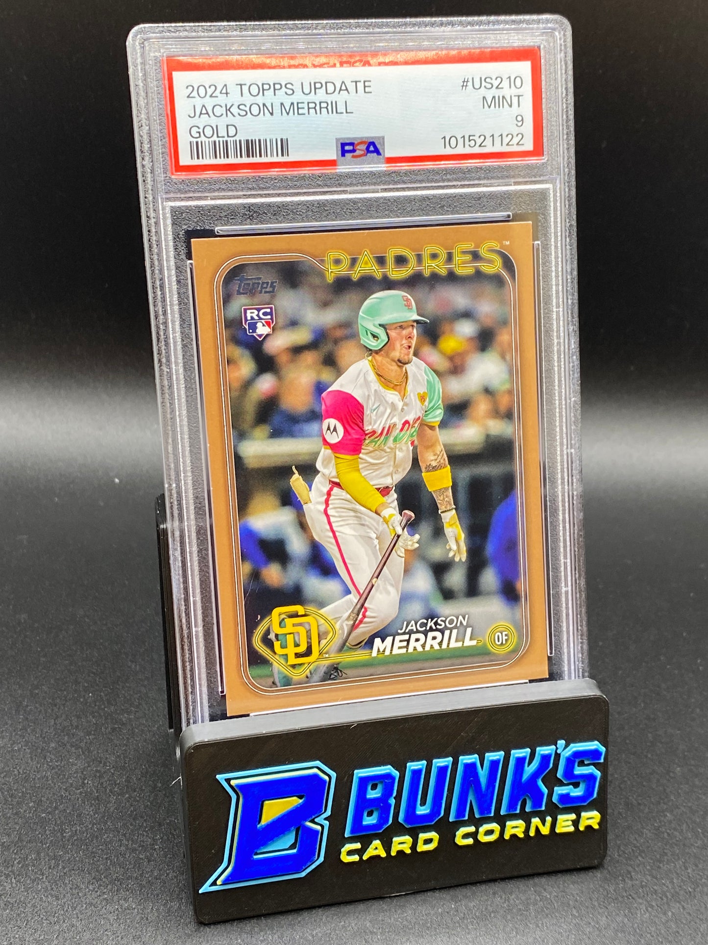 2024 Jackson Merrill Gold RC PSA 9 (Box 41)