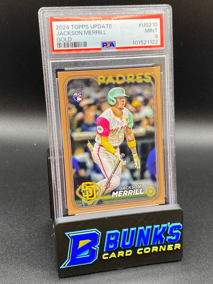2024 Jackson Merrill Gold RC PSA 9 (Box 41)