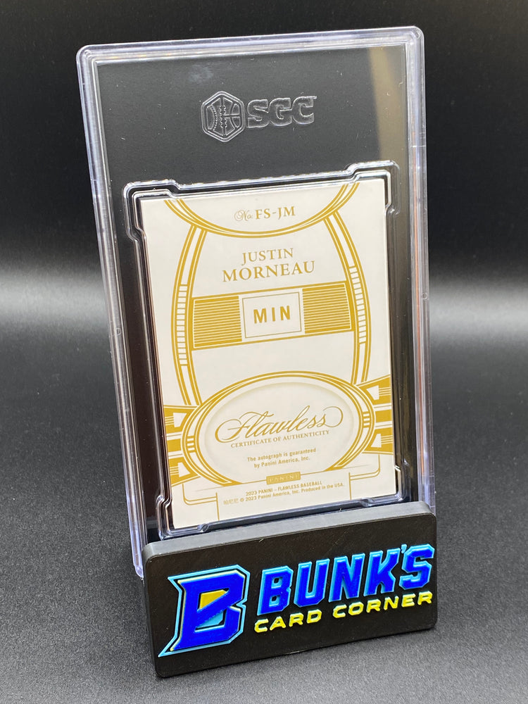 2023 Justin Morneau Signatures SGC 10/9 SP
