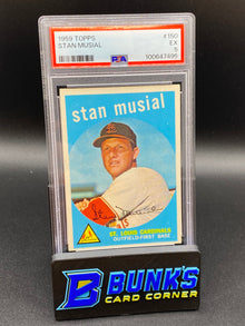 1959 Stan Musial HOF PSA 5 (Box 41)