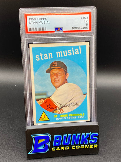 1959 Stan Musial HOF PSA 5 (Box 41)