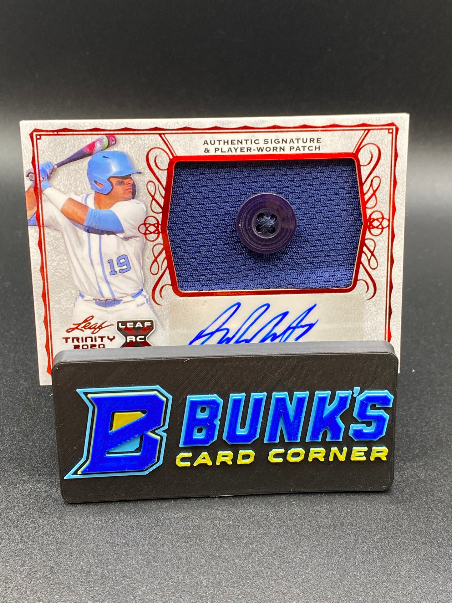 Aaron Sabato Auto. Button Jersey 11/25 SP (Box 41)
