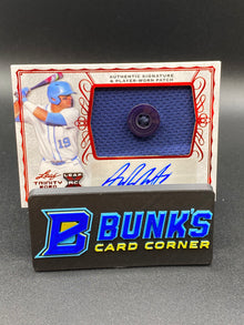 Aaron Sabato Auto. Button Jersey 11/25 SP (Box 41)