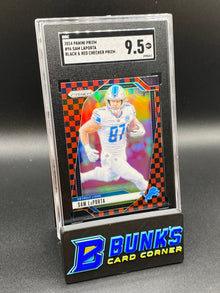 2024 Sam LaPorta Black & Red Checker Prizm SSP SGC 9.5 (Box 42)