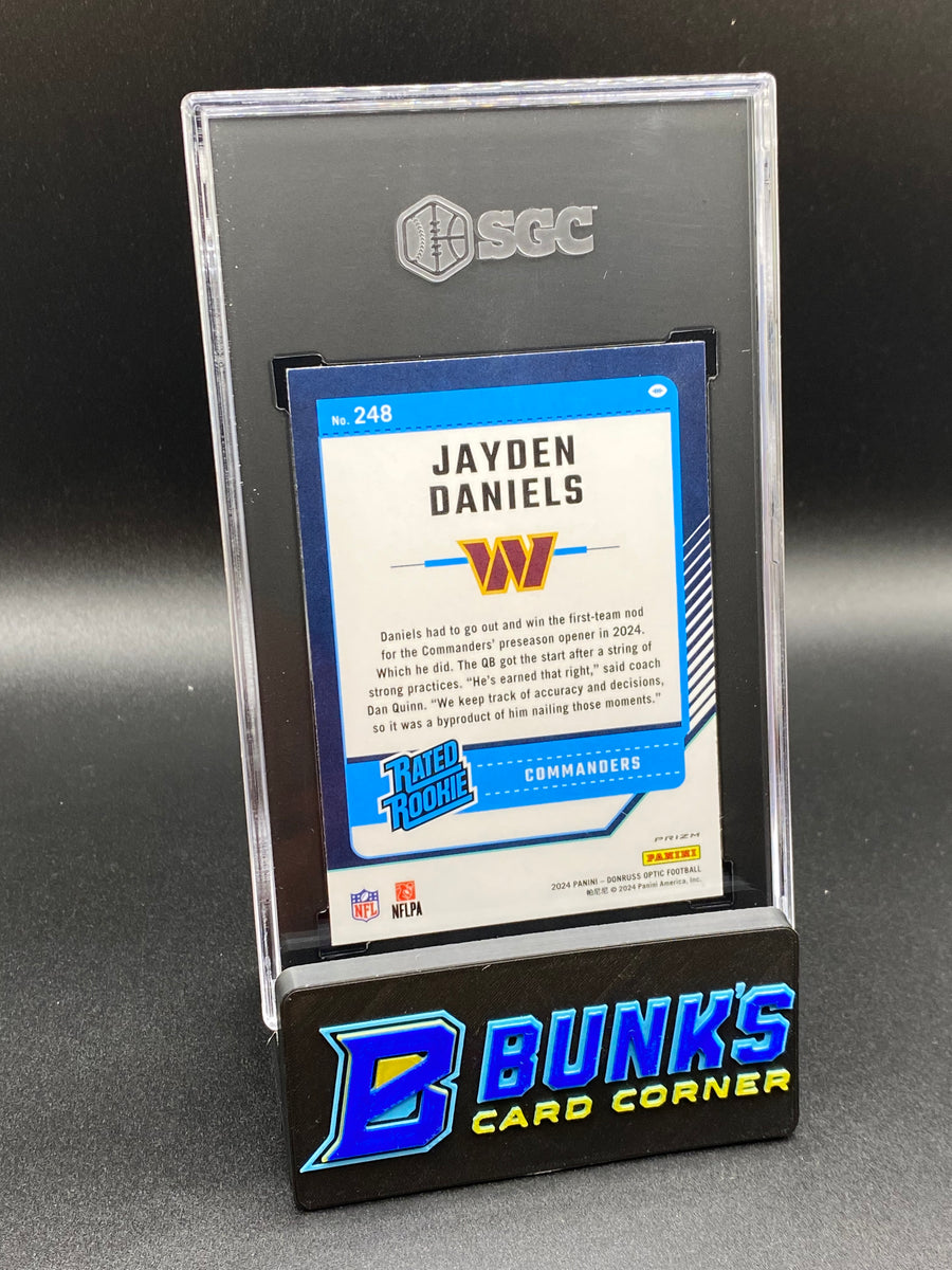 2024 Jayden Daniels Holo Prizm RC SGC 9.5